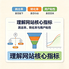 屯昌建站-理解网站核心指标:跳出率、转化率与用户粘性